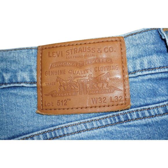 Levi’s 512 Slim Taper Fit Jeans Men’s W32xL32 - Picture 6 of 8